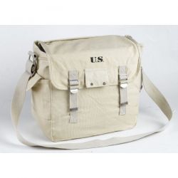 Sac U.S Halterrego BEIGE pour ordinateur portable 100% coton + Housse néoprène 13,3" Offerte