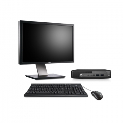 HP ProDesk 600 G2 DM - i5 - 8Go - 256Go SSD - Ecran 24"