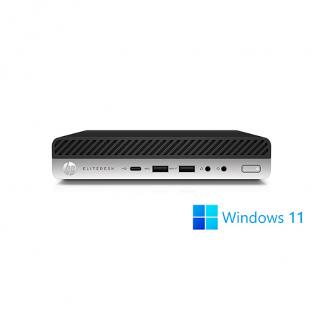 HP EliteDesk 800 G4 DM - PC de bureau reconditionné - 16Go - 512Go SSD - W11