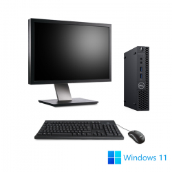 Pack Dell OptiPlex 3070 Micro - 8Go - 256Go SSD + Écran 24" - W11