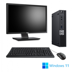 Pack Dell OptiPlex 7070 Micro - 8Go - 512Go SSD - W11 + Écran 22"