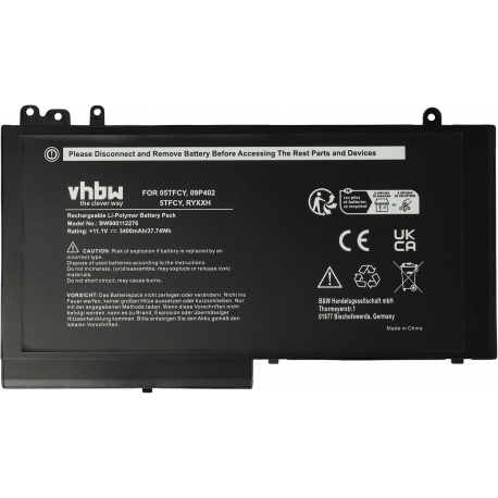 Batterie générique pour Dell Latitude E5250/E5450/5500