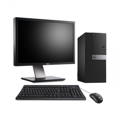 Pack Dell OptiPlex 7040 Tour - 16Go - 256Go SSD + 24"