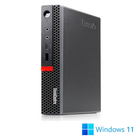 Mini PC bureau reconditionné - Lenovo ThinkCentre M920Q Format Tiny - 8Go - 256Go SSD - W11