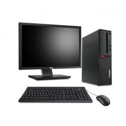 Pack Lenovo ThinkCentre M725S SFF - 8Go - 256Go SSD + 22"