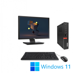 Pack Lenovo ThinkCentre M720Q Format Tiny - 16Go - 512Go SSD - W11 + Écran 22"